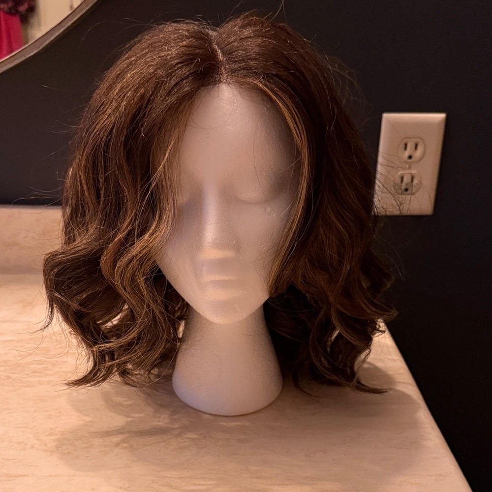 Brown Wavy Hair Wig